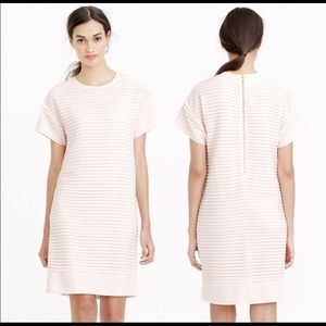 J.Crew Pleated Chiffon Powder Pink Dress